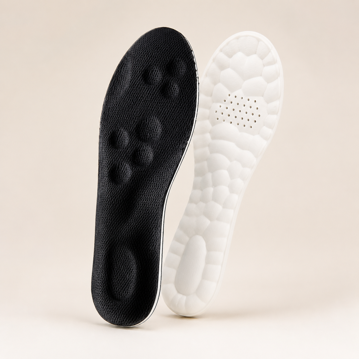 Cloud-Comfort Latex Insoles – Breathable Arch Support