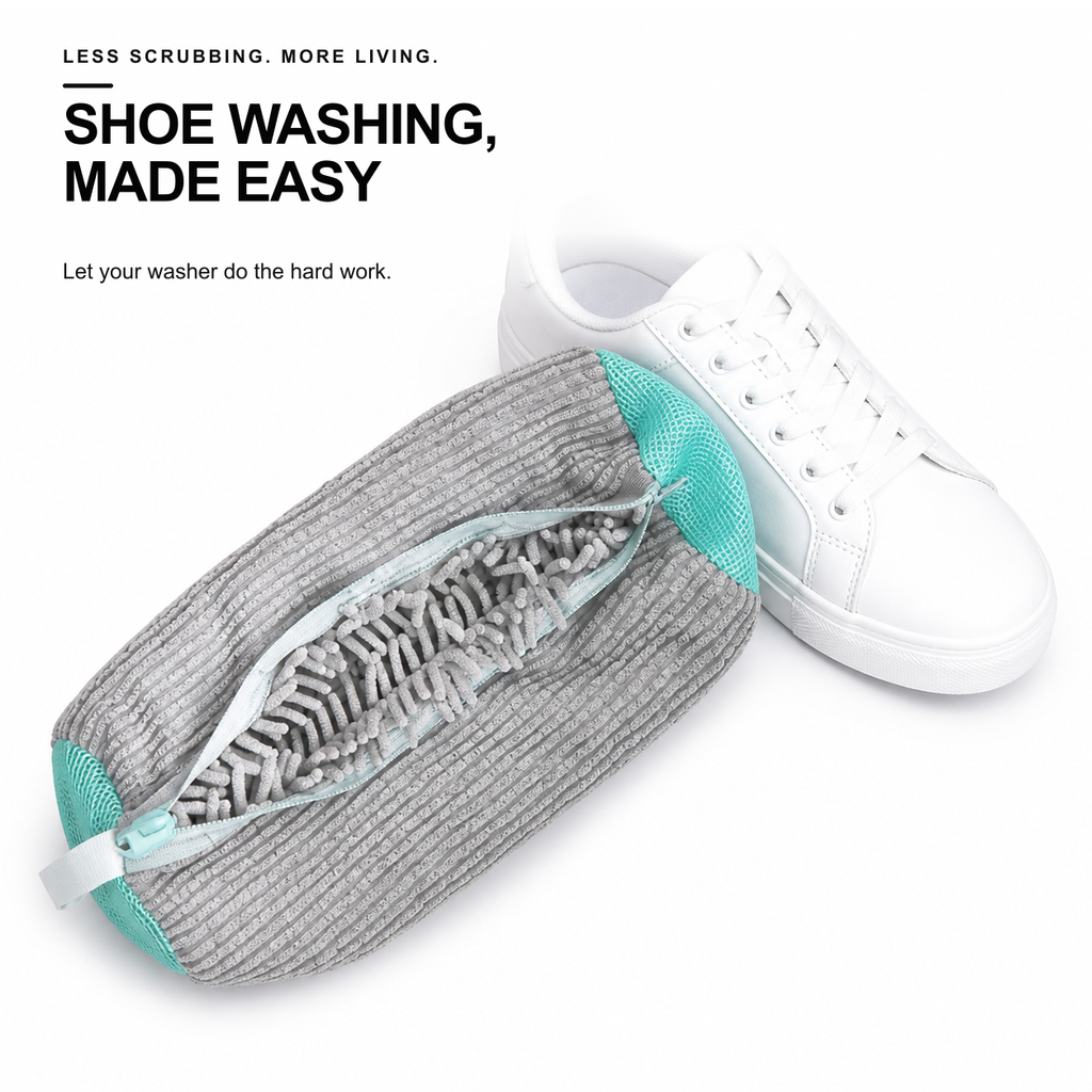 360° Shoe Washing Bag for Washing Machine – Reusable Sneaker Protector