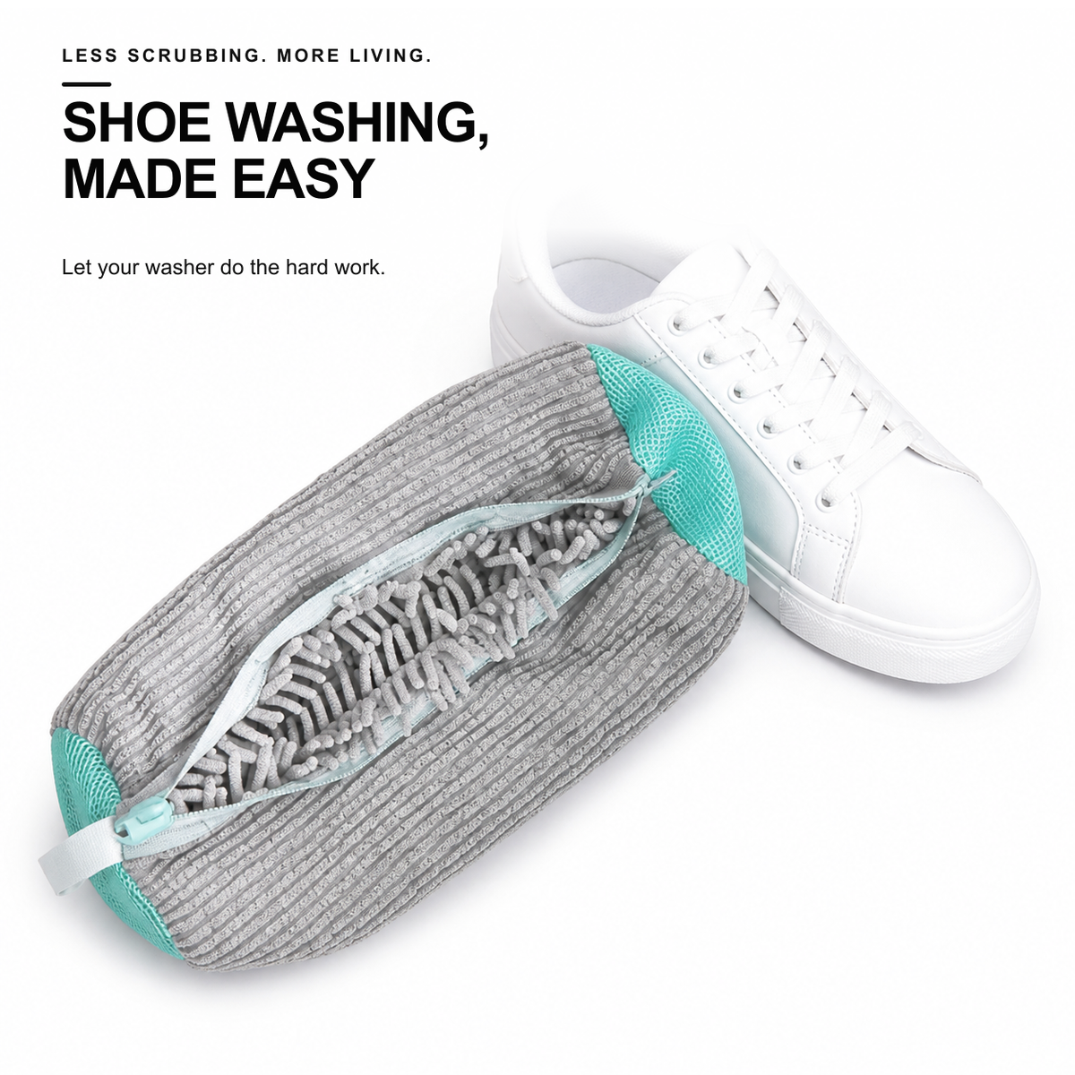 360° Shoe Washing Bag for Washing Machine – Reusable Sneaker Protector