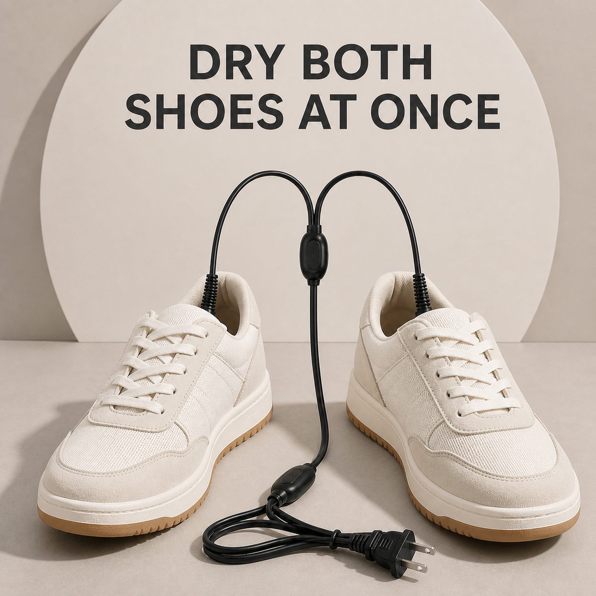 Portable Electric Shoe Dryer – Dual 10W Shoe Warmer with E US Plug