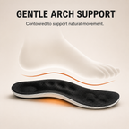 Cloud-Comfort Latex Insoles – Breathable Arch Support