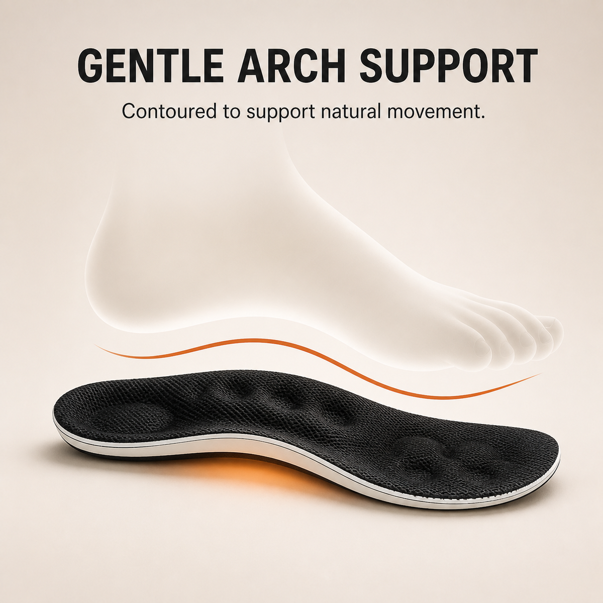 Cloud-Comfort Latex Insoles – Breathable Arch Support