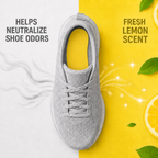 Lemon Shoe Freshener Pads – 12 Pieces, Peel & Stick Odor Control Inserts