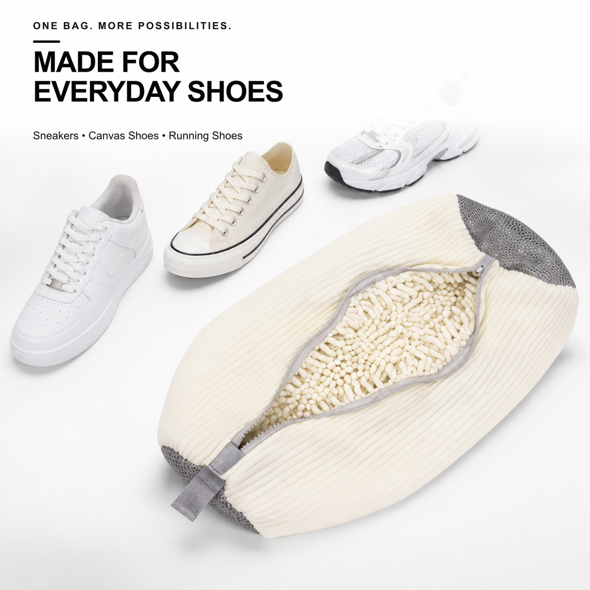 360° Shoe Washing Bag for Washing Machine – Reusable Sneaker Protector