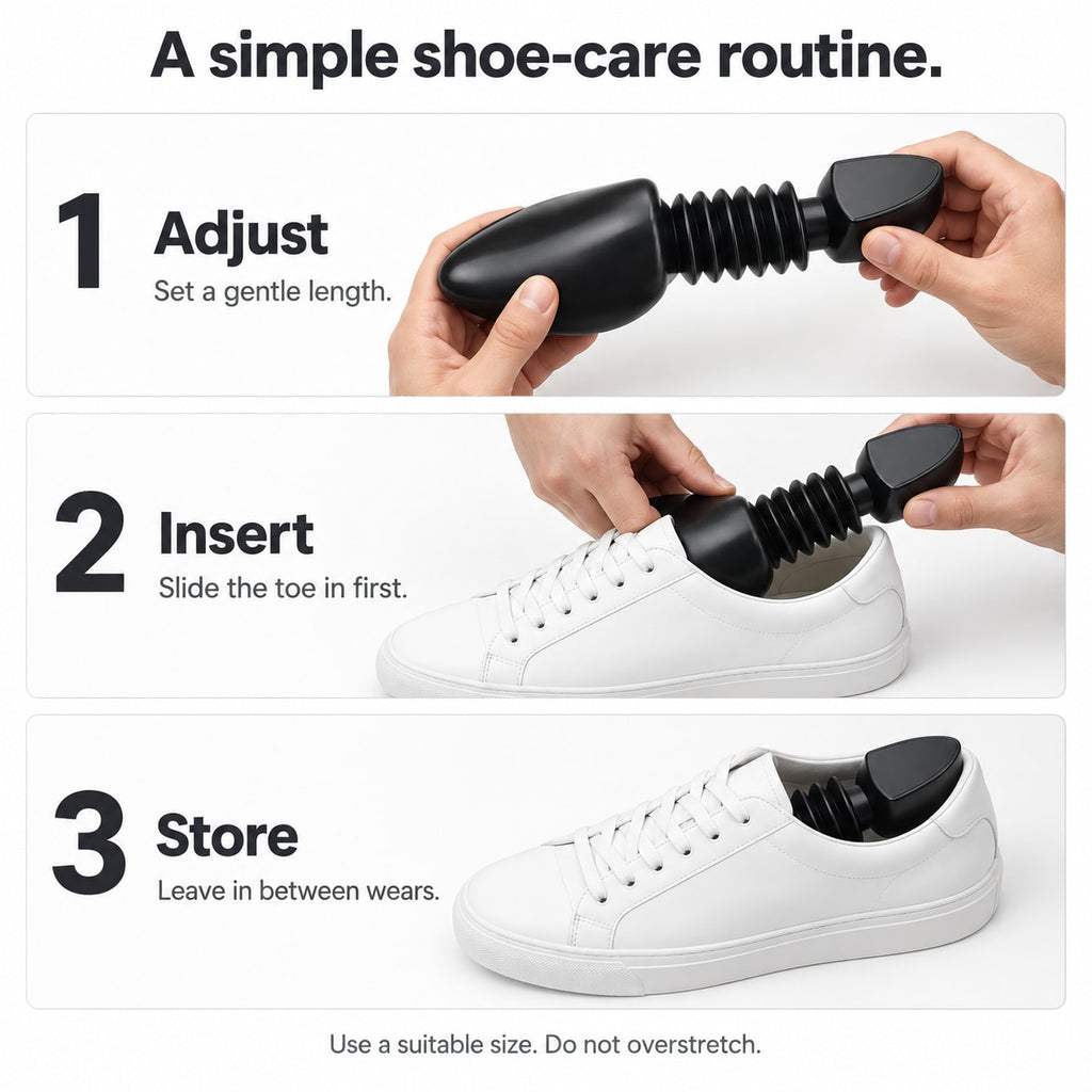 Adjustable Shoe Trees – Shape Support for Men, Women & Kids