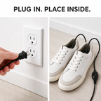 Portable Electric Shoe Dryer – Dual 10W Shoe Warmer with E US Plug